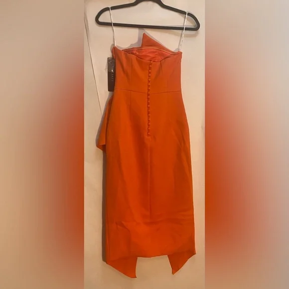 NWT ELLIATT Reception Dress in Orange Size XXS - Picture 6 of 13